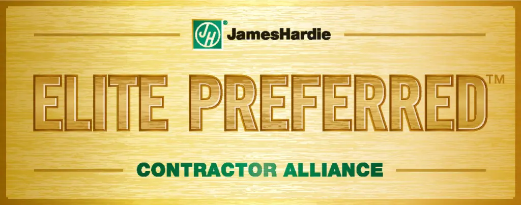 James Hardie Elite Preferred Contractor